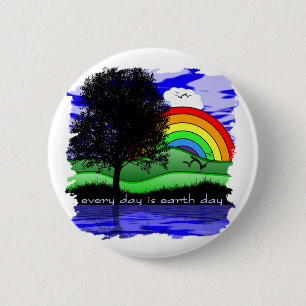 Jeder Tag ist Tag der Erde Button