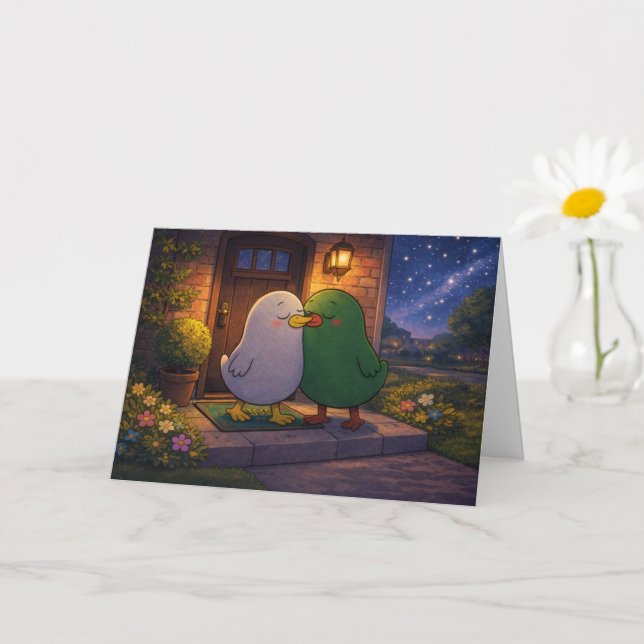 Jeder Tag ist Valentinstag Karte (Kleine Pflanze)