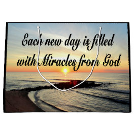 JEDER TAG IST VON GOTT MIRAKLES GROßE GESCHENKTÜTE