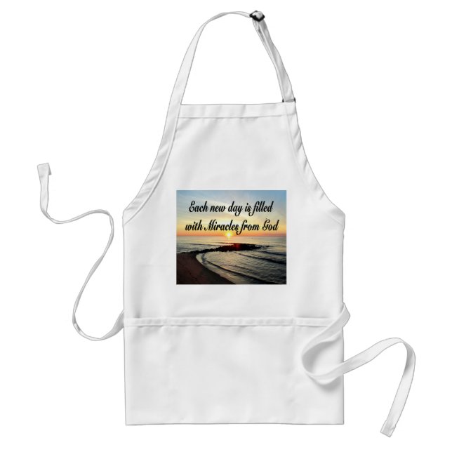 JEDER TAG IST VON GOTT MIRAKLES SCHÜRZE (Vorne)