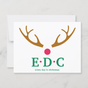 Jeder Tag ist Weihnachts Postkarte