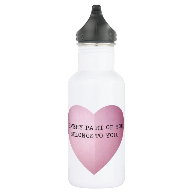 Jeder Teil von dir gehört dir Trinkflasche (Rechts)