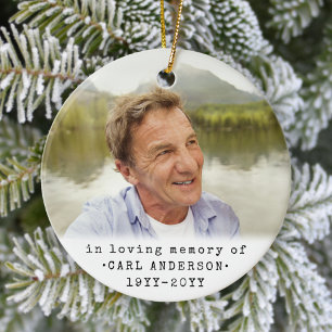 Jeder Text 2 Foto Gedenkstätte Einfach Schwarz und Keramik Ornament