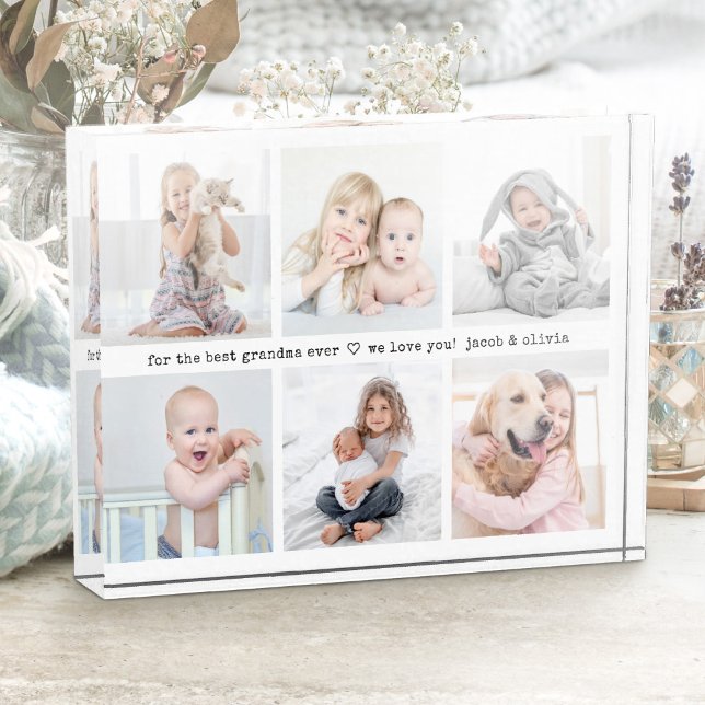 Jeder Text 6 FotoCollage Moderner Minimaler Keepak Fotoblock (Von Creator hochgeladen)