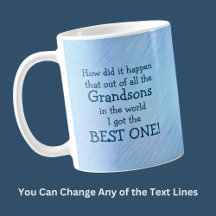 JEDER Text anpassen - Geschenk für Grandson