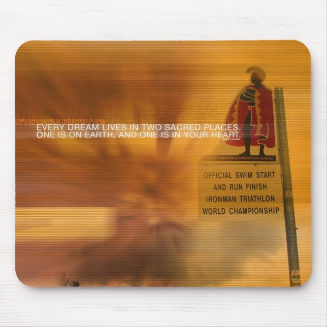 jeder Traum lebt 2 Mousepad (Vorne)