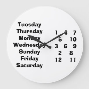 JEDER UND JE NACH RETIREE/ANDEREN SCHLIESSEN GROßE WANDUHR