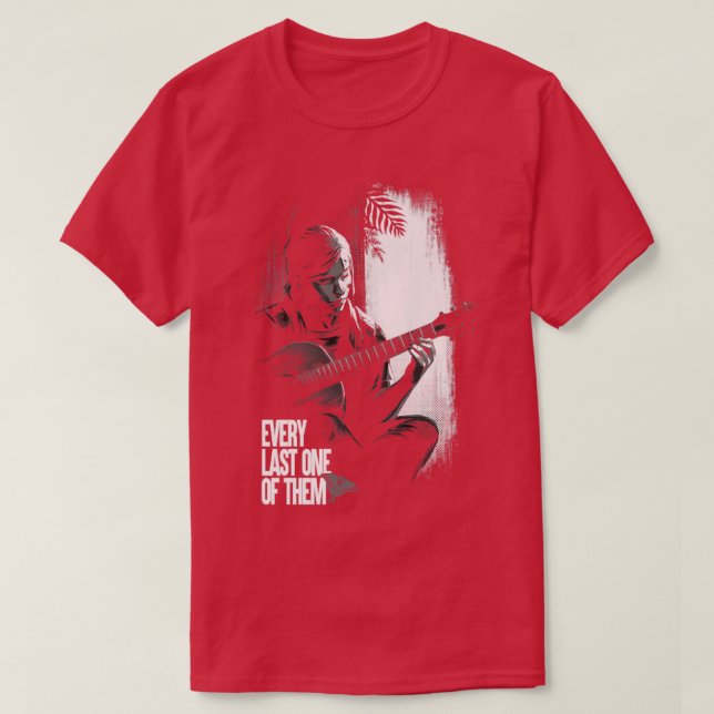 Jeder von ihnen Ellie mit Gitarre Der Letzte T-Shirt (Design vorne)
