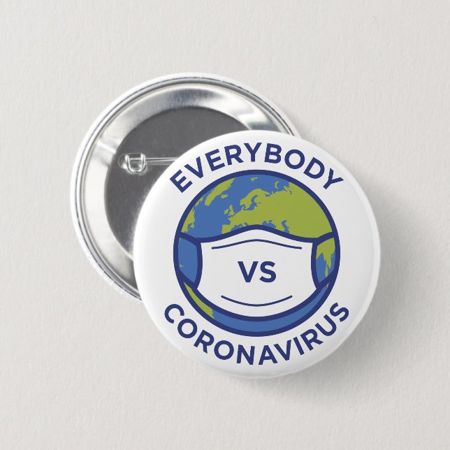 Jeder VS Coronavirus Button (Vorne & Hinten)