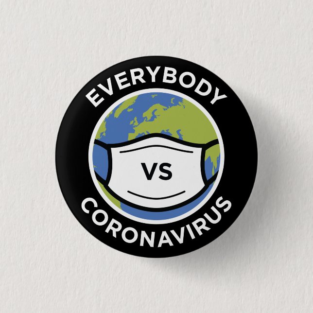 Jeder VS Coronavirus Button (Vorderseite)