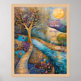 Jeder Weg war das richtige Wegplakat Poster