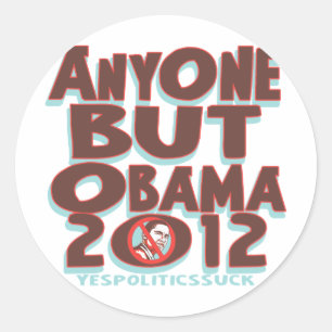 Jedermann aber Obama 2012 T - Shirts und Gang Runder Aufkleber