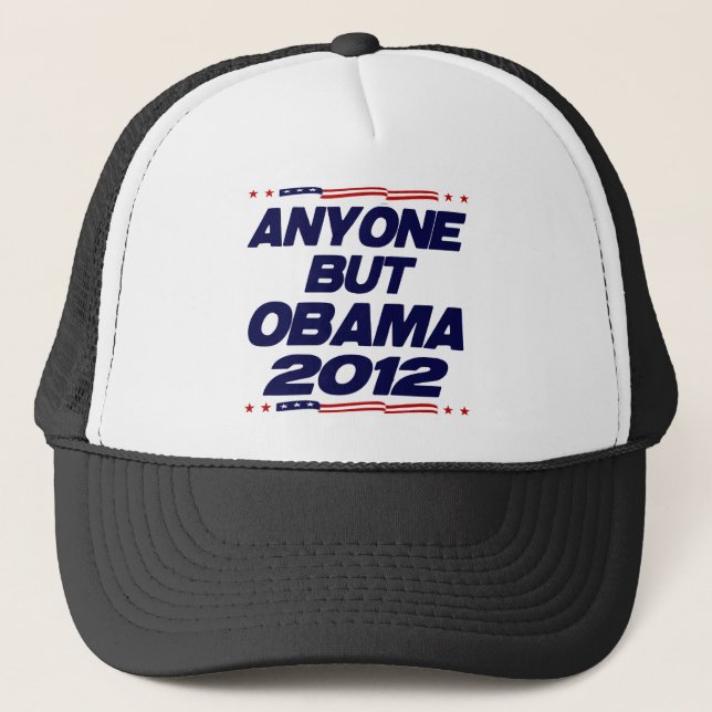 Jedermann aber Obama 2012 Truckerkappe (Vorderseite)
