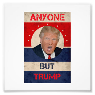 Jedermann aber Trumpf Fotodruck