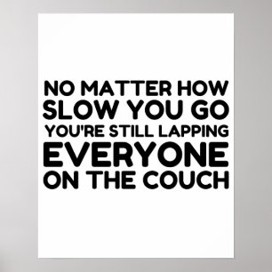 Jedermann auf Couch Poster