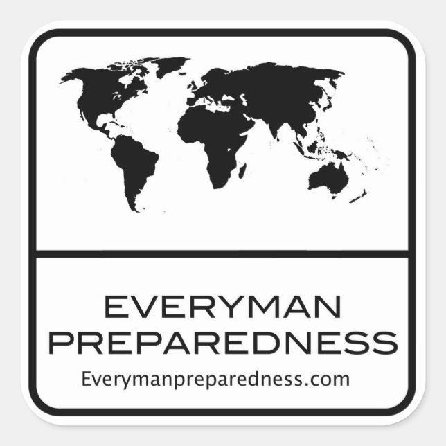 Jedermann Preparedness Sticker (Vorderseite)