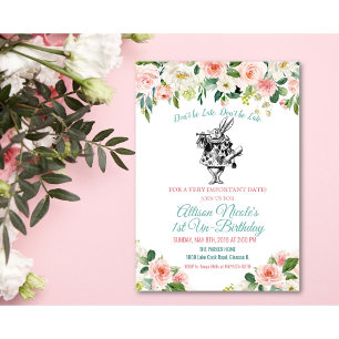 JEDES ALTER - Alice im Wunderland Einladung zum Ge