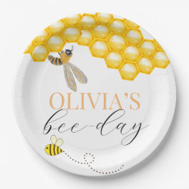 Jedes Alter, Bienenthema Geburtstag Pappteller