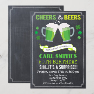 JEDES ALTER - Biere & Cheers Einladung zum Geburts