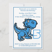 Jedes Alter Blue T Rex Dinosaurier Geburtstag