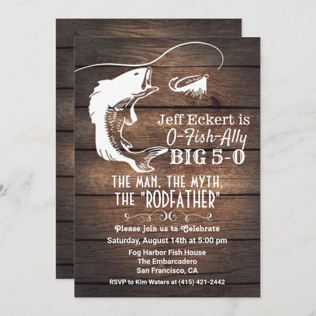 JEDES ALTER - Einladung zum Geburtstag (Vorne/Hinten)