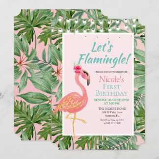 JEDES ALTER - Flamingo Flamingle Einladung zum Geb