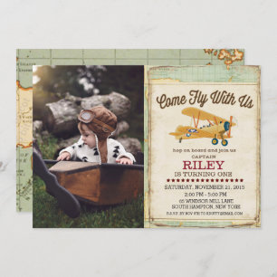 JEDES ALTER - Flugzeug - Einladung