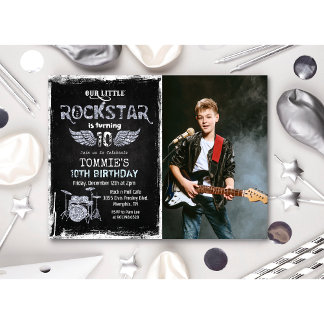 JEDES ALTER - Foto Rockstar Einladung zum Geburtst