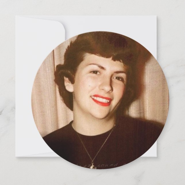 JEDES ALTER - Foto Vinyl Record Einladung zum Gebu (Vorderseite)