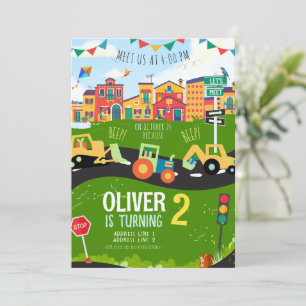 Jedes Alter, grüner Geburtstag Einladung