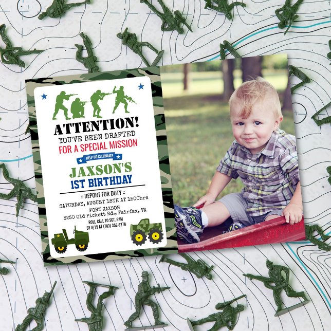 JEDES ALTER - Militärische Einladung zum Geburtsta (Von Creator hochgeladen)