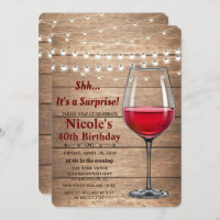 JEDES ALTER - Wine String Lights - Einladung zum G