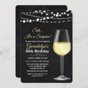 JEDES ALTER - Wine String Lights - Einladung zum G