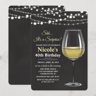 JEDES ALTER - Wine String Lights - Einladung zum G