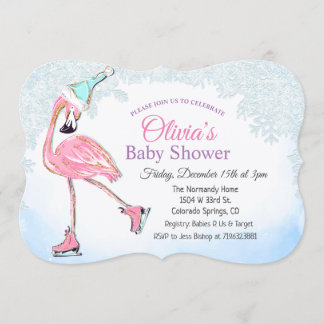 JEDES ALTER - Winter Ice Skaten zum Geburtstag Ein Einladung