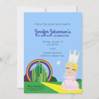 JEDES ALTERSGLEICHE EINLADUNG DER Oz-BIRTHDAY-PART
