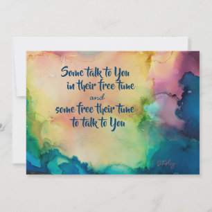 Jedes Anlasses Notecard Mitteilungskarte