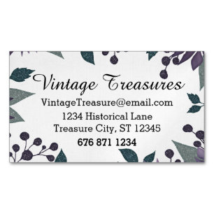 Jedes beliebige Farbmuster aus schwarzem Lack Magnetische Visitenkarte