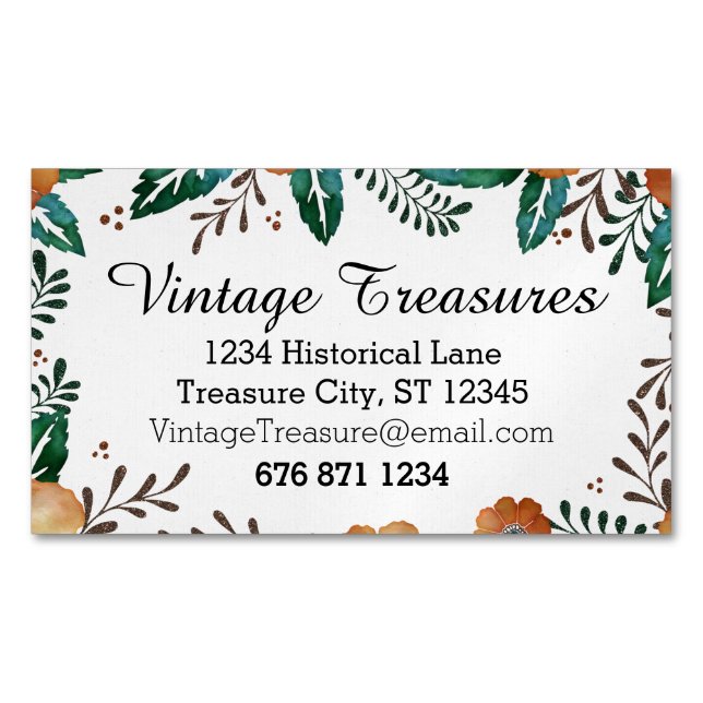 Jedes beliebige Muster eines benutzerdefinierten F Magnetische Visitenkarte (Vorderseite)