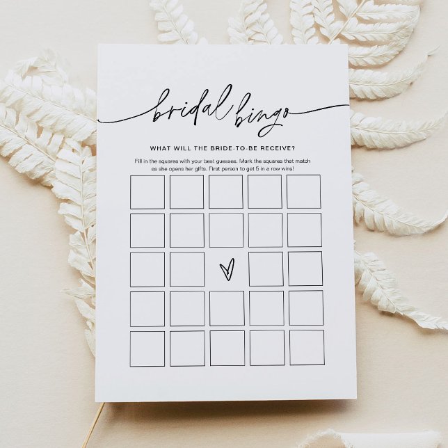 JEDES Brautparty Bingo Game Card Einladung (Von Creator hochgeladen)