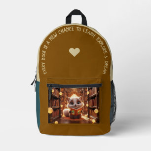 Jedes Buch ist ein neues… Bedruckter Rucksack