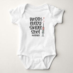 Jedes einzelnen Schuss wert IVF-Baby Baby Strampler