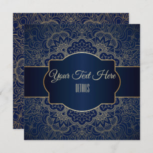 Jedes Ereignis Elegante Gold Mandala Save The Date