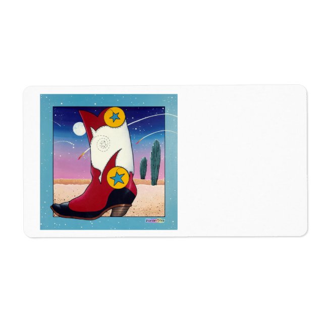 JEDES ETIKETT - Alle gekleideten Cowboystiefel (Vorne)