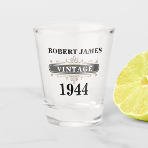 Jedes Geburtstagsalter Vintag Schnapsglas