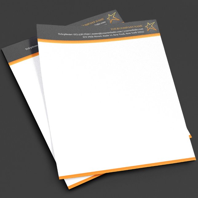 Jedes Geschäft mit Star Letterhead Briefbogen (Von Creator hochgeladen)