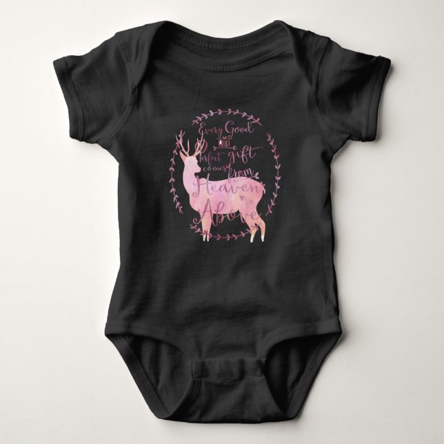 Jedes gute und perfekte Geschenk kommt aus dem Him Baby Strampler (Vorderseite)