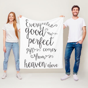 Jedes gute und perfekte Geschenk kommt aus dem Him Fleecedecke