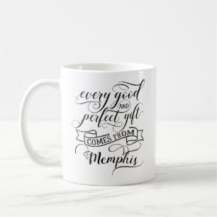 Jedes gute und perfekte Geschenk kommt von Memphis Kaffeetasse