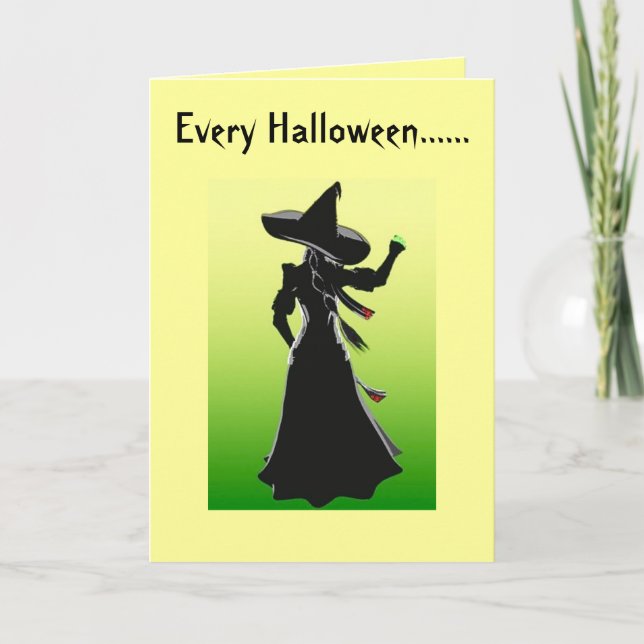 Jedes Halloween Karte (Vorderseite)